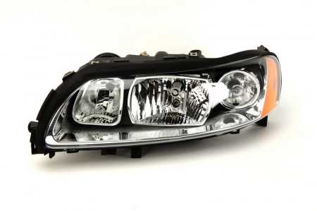 Far fata stanga potrivit VOLVO S60 I, V70 II, XC70 I (H11/H9, electric, fara motoras, culoare interior: negru) [0]