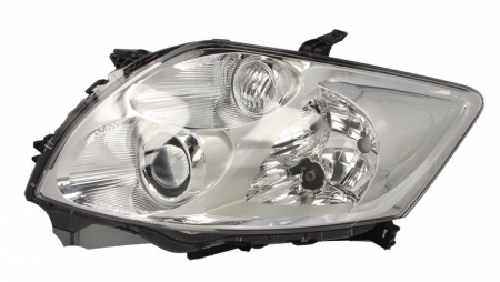 Far fata stanga (H11/HB3, electric, cu motor, culoare interior: argintiu, culoare semnalizator: transparent) potrivit TOYOTA AURIS [0]