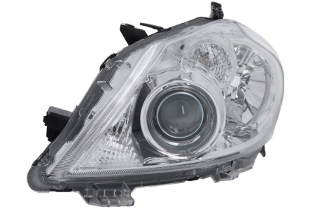 Far fata stanga (H11/HB3, electric, fara motoras, culoare interior: cromat, culoare semnalizator: transparent) potrivit TOYOTA AURIS -10.12 [0]