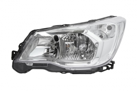 Far fata stanga (H11/HB3/W5W/WY21W, electric, cu motor, culoare interior: cromat, culoare semnalizator: transparent) potrivit SUBARU FORESTER -03.16 [0]