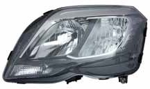Faruri - Far fata stanga potrivit MERCEDES GLK (X204) pana in 2015 (H15/H7/PWY24W, electric, cu motor, culoare interior: negru)