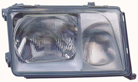 Far fata stanga (H3/H4, electric, fara motoras, culoare interior: gri) potrivit MERCEDES 124 (A124), 124 (C124), 124 T-MODEL (S124), 124 (W124), E (A124), E (C124) 09.92-03.98 [0]