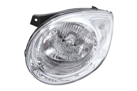 Far fata Stanga (H4, electric, cu motor, culoare insert: cromat, culoare semnalizator: transparent) potrivit KIA PICANTO I [0]