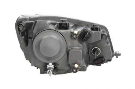 Far fata Stanga (H4, electric, cu motor, culoare insert: negru, culoare semnalizator: transparent) potrivit VW CADDY III, CADDY III/MINIVAN [1]
