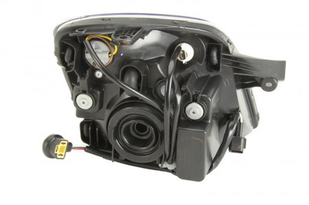 Far fata stanga potrivit KIA PICANTO I (H4, electric, cu motor, culoare interior: cromat, culoare semnalizator: transparent) [1]