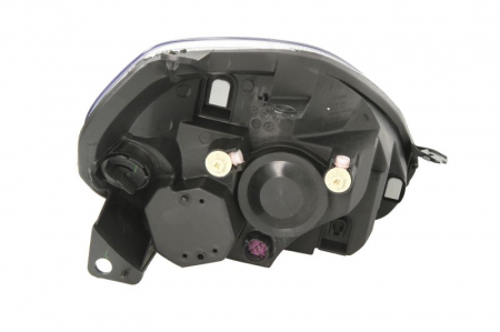 Far fata stanga (H4, electric, cu motor, culoare interior: negru, culoare semnalizator: transparent) potrivit ABARTH GRANDE PUNTO, PUNTO; FIAT GRANDE PUNTO, PUNTO/HATCHBACK [1]