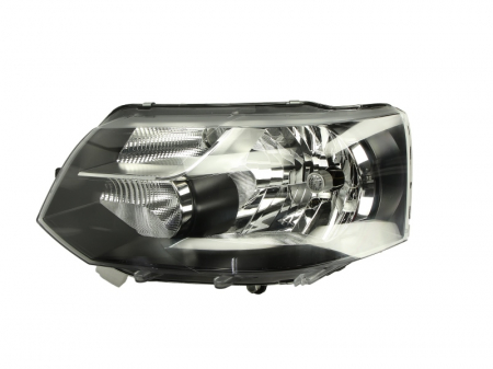 Far fata stanga (H4, electric, cu motor, culoare interior: negru) potrivit VW MULTIVAN T5, TRANSPORTER T5 [0]