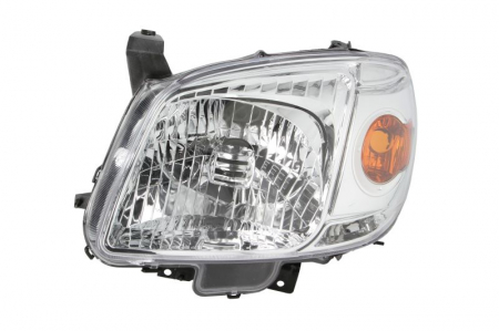 Far fata Stanga (H4, electric, fara motoras, culoare insert: cromat, culoare semnalizator: galben) potrivit MAZDA BT-50 [0]