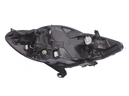 Far fata Stanga potrivit PEUGEOT 107 (H4, electric, fara motoras, culoare insert: cromat) [1]