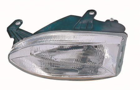 Far fata stanga (H4, electric, fara motoras, culoare interior: argintiu) potrivit FIAT PALIO [0]