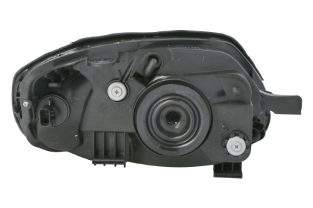 Far fata stanga (H4, electric, fara motoras, culoare interior: cromat, culoare semnalizator: transparent) potrivit HYUNDAI ACCENT II [3]
