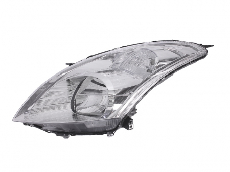 Faruri - Far fata stanga potrivit SUZUKI SWIFT III, SWIFT IV (H4, electric, fara motoras, culoare interior: cromat, culoare semnalizator: transparent)
