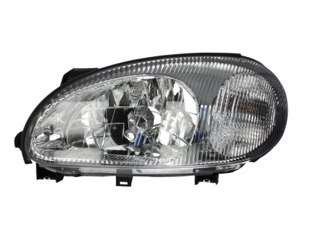 Far fata stanga (H4, electric, fara motoras, culoare interior: gri, culoare semnalizator: transparent) potrivit DAEWOO LANOS; FSO LANOS [0]