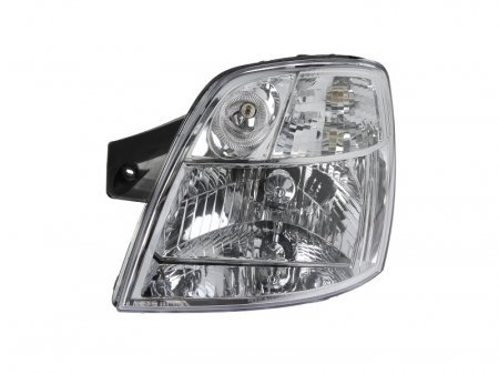 Far fata Stanga potrivit KIA PICANTO I (H4, manual, fara motoras, culoare insert: cromat, culoare semnalizator: transparent) [2]