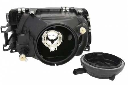 Far fata stanga (H4, manual, fara motoras, culoare interior: cromat) potrivit AUDI 100 C3, 200 C3 01.82-12.90 [1]