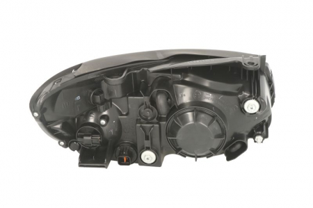 Far fata Stanga (H4, mecanic, fara motoras, culoare insert: cromat, culoare semnalizator: galben) potrivit KIA CERATO I 01.07-12.08 [1]