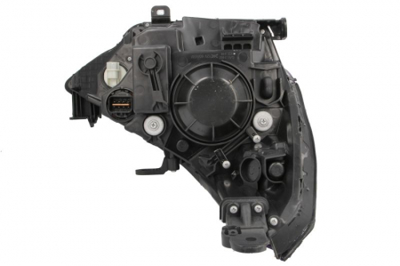 Far fata Stanga (H4/PY21W/W5W, electric, cu motor, culoare insert: negru, culoare semnalizator: alb) potrivit HYUNDAI ACCENT IV [1]