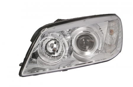 Far fata stanga (H4/PY21W/W5W, electric, cu motor, culoare interior: cromat) potrivit CHEVROLET SPARK [0]