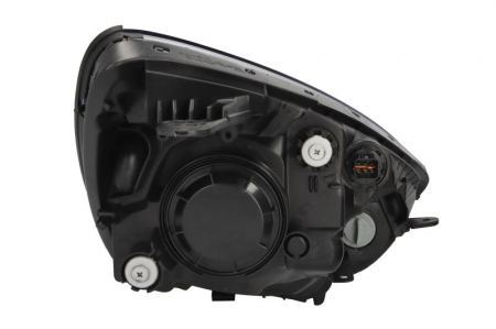 Far fata stanga (H4/PY21W/W5W, electric, fara motoras, culoare interior: negru, culoare semnalizator: transparent) potrivit KIA PICANTO II [1]