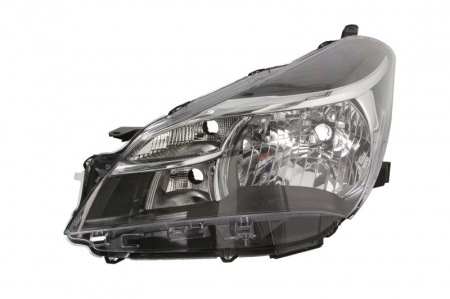 Far fata stanga (H4/W21/WY21W, electric, fara motoras, culoare interior: negru) potrivit TOYOTA YARIS, YARIS/HATCHBACK [0]