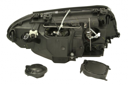 Far fata Stanga (H7, electric, cu motor, culoare insert: negru, culoare semnalizator: alb) potrivit BMW 3 (E46) [1]