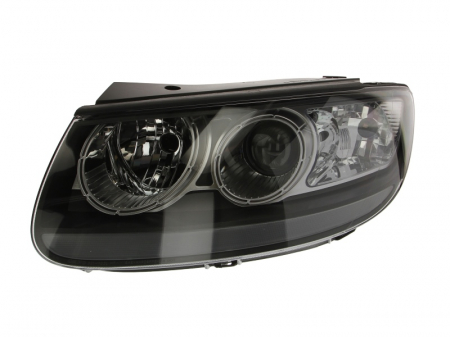 Far fata stanga (H7, electric, fara motoras, culoare interior: negru, culoare semnalizator: transparent) potrivit HYUNDAI SANTA FÉ II 01.06- [0]