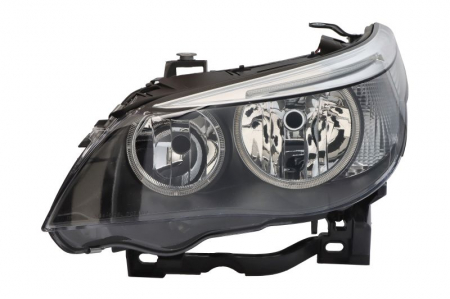 Faruri - Far fata Stanga potrivit BMW 5 (E60), 5 (E61) (H7/H7/LED/PY21W/W5W, electric, cu motor)
