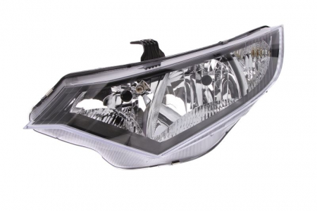 Iluminat auto - Far fata Stanga (H7/H7/PY21W/W5W, electric, cu motor, culoare insert: negru, culoare semnalizator: alb) potrivit HONDA CIVIC IX -10.14