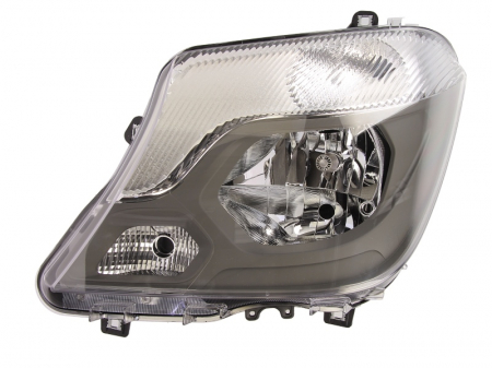 Iluminat auto - Far fata Stanga (H7/H7/W21W, electric, cu motor) potrivit MERCEDES SPRINTER 3,5-T (B906), SPRINTER 3-T (B906), SPRINTER 3-T (B910), SPRINTER 4,6-T (B906), SPRINTER 5-T (B906)