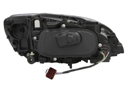 Far fata Stanga (H7/H9/LED/PWY24W, electric, cu motor, culoare insert: negru) potrivit VOLVO S60 II, V60 I [1]