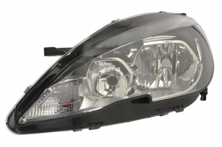 Iluminat auto - Far fata Stanga (H7/HB3/PY21W, electric, cu motor, culoare insert: cromat, culoare semnalizator: transparent) potrivit PEUGEOT 308 II