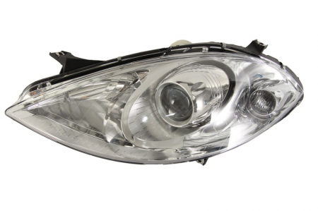 Far fata stanga (H7, pneumatic, fara motoras, culoare interior: cromat, culoare semnalizator: transparent) potrivit MERCEDES A (W169) [0]