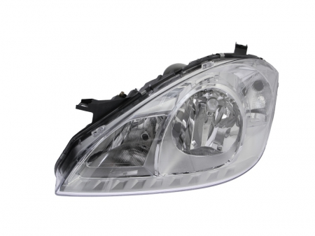 Far fata stanga (H7/PY21W/W5W, electric, fara motoras, culoare interior: cromat, culoare semnalizator: galben) potrivit MERCEDES A (W169) [0]