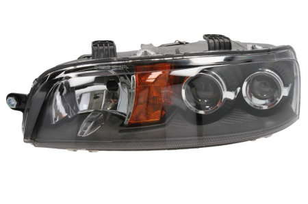 Far fata stanga (halogen, 2*H7/H3, electric, fara motoras, culoare interior: gri, culoare semnalizator: galben) potrivit FIAT PUNTO, PUNTO EVO/HATCHBACK, PUNTO/HATCHBACK 01.00-12.03 [0]
