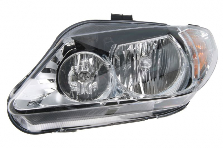 Iluminat auto - Far fata Stanga potrivit SEAT EXEO, EXEO ST pana in 2013 (halogen, H1/H7/W5W, electric, cu motor, culoare insert: cromat, culoare semnalizator: transparent)