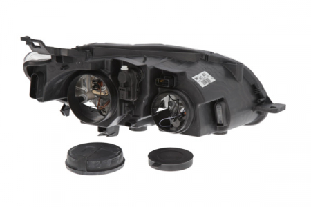 Far fata Stanga (halogen, H1/H7/W5W, electric, cu motor, culoare semnalizator: transparent) potrivit PEUGEOT 301 [3]