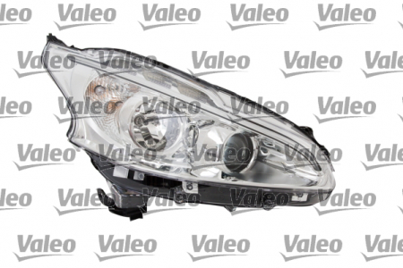 Far fata Stanga (halogen, H1/H7/W5W, electric, fara motoras, culoare semnalizator: transparent) potrivit PEUGEOT 208 I, 208/HATCHBACK -06.15