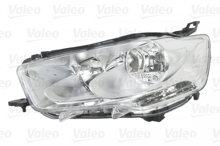 Faruri - Far fata Stanga potrivit CITROEN C-ELYSEE (halogen, H1/H7/W5W, mecanic, cu motor, culoare semnalizator: transparent)