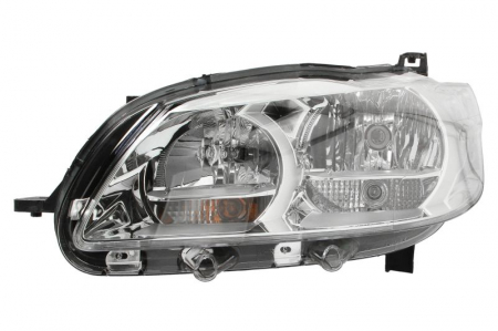 Iluminat auto - Far fata Stanga (halogen, H1/H7/W5W, mecanic, cu motor, culoare semnalizator: transparent) potrivit PEUGEOT 301 -11.16