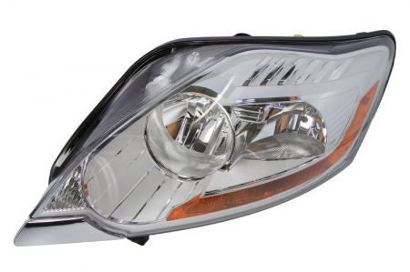 Faruri - Far fata Stanga potrivit FORD KUGA I pana in 2013 (halogen, H21W/H7/H7/W5W, electric, cu motor, bec)