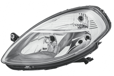 Faruri - Far fata Stanga potrivit LANCIA YPSILON pana in 2006 (halogen, H3/H7/PY21W/W5W, cu motor, culoare semnalizator: alb)