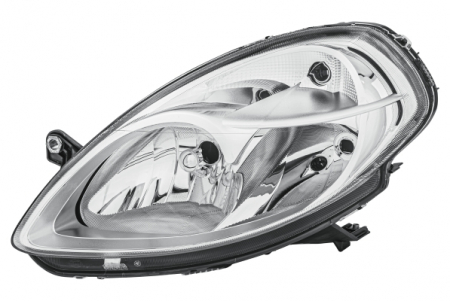 Far fata Stanga (halogen, H3/H7/PY21W/W5W, electric, cu motor, culoare insert: argintiu, culoare semnalizator: alb) potrivit LANCIA YPSILON [0]