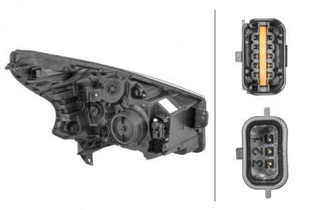 Far fata Stanga (halogen, H4/PY21W/W21, electric, cu motor, bec) potrivit FIAT TALENTO [3]