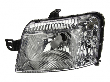 Far fata stanga potrivit FIAT PANDA, PANDA/HATCHBACK 2003-2012 (halogen, H4/PY21W/W5W, electric, cu motor, culoare semnalizator: galben) [0]