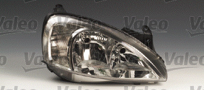 Far fata Stanga potrivit OPEL COMBO TOUR, COMBO/MINIVAN, CORSA C pana in 2003 (halogen, H7, electric, fara motoras, culoare insert: cromat, culoare semnalizator: transparent) [2]