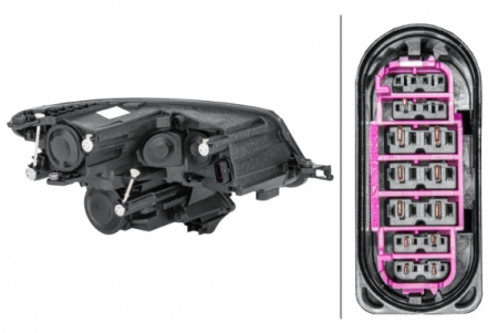 Far fata Stanga (halogen, H7/H7/H8/PWY24W/W5W, electric, cu motor, bec) potrivit SKODA KODIAQ I 03.17- [1]