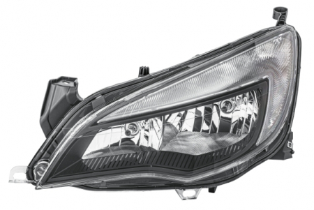 Far fata Stanga (halogen, H7/H7/LED, electric, cu motor, culoare insert: negru) potrivit OPEL ASTRA J, ASTRA J GTC -06.15 [2]