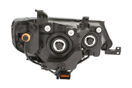 Far fata stanga (HB3/HB4, electric, cu motor, culoare interior: negru, culoare semnalizator: alb) potrivit MITSUBISHI OUTLANDER II [1]