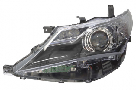 Far fata Stanga (HIR2/LED/PY21W, electric, cu motor, culoare insert: negru) potrivit TOYOTA AURIS -03.15 [0]