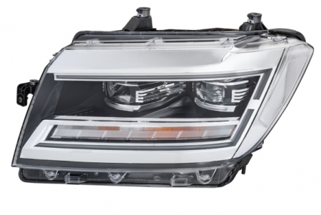 Iluminat auto - Far fata Stanga (LED, H21W/LED, electric, cu motor) potrivit MAN TGE; VW CRAFTER